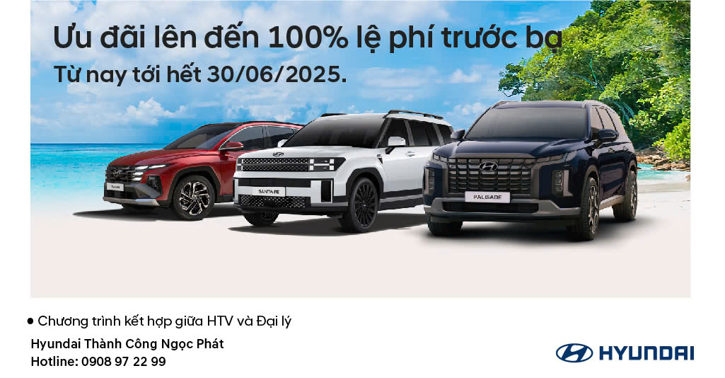 ƯU ĐÃI CHÀO HÈ lên đến 100% lệ phí trước bạ