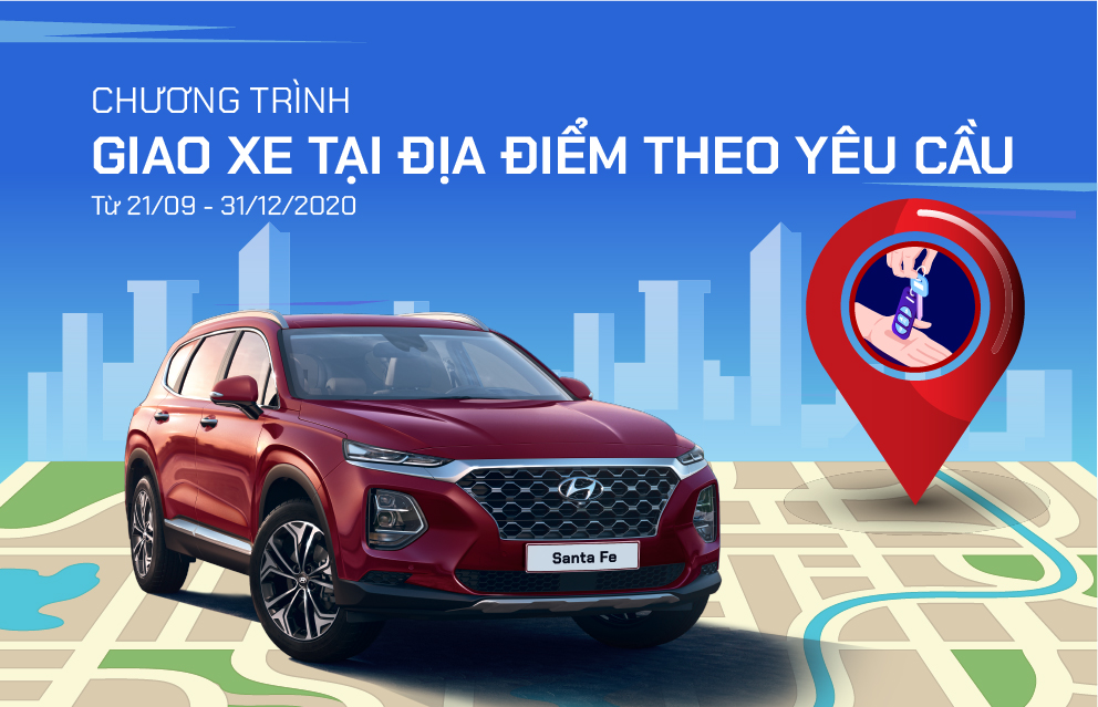 Triển khai chương trình nhận & giao xe tại địa điểm theo yêu cầu Khách hàng