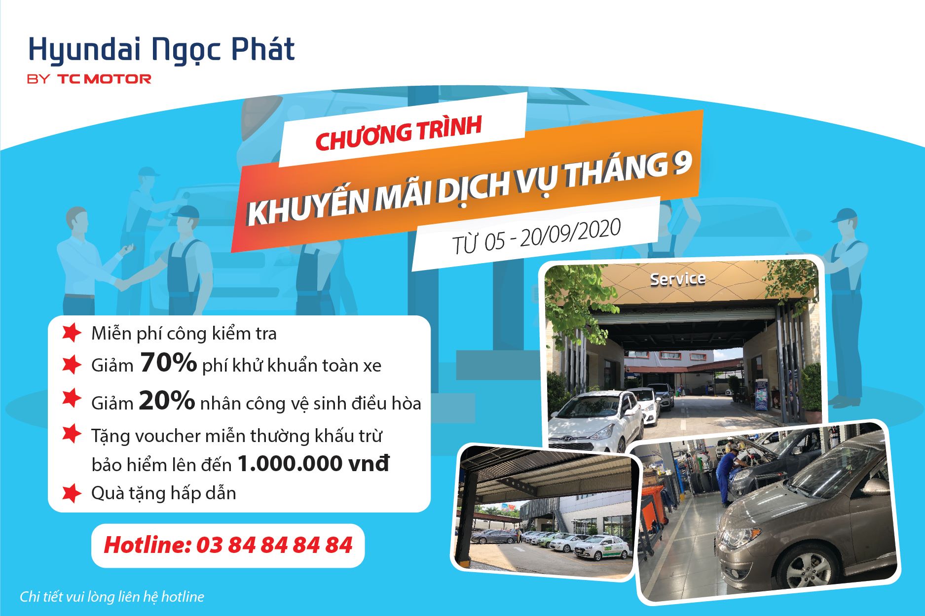 Chương trình khuyến mãi dịch vụ Tháng 9