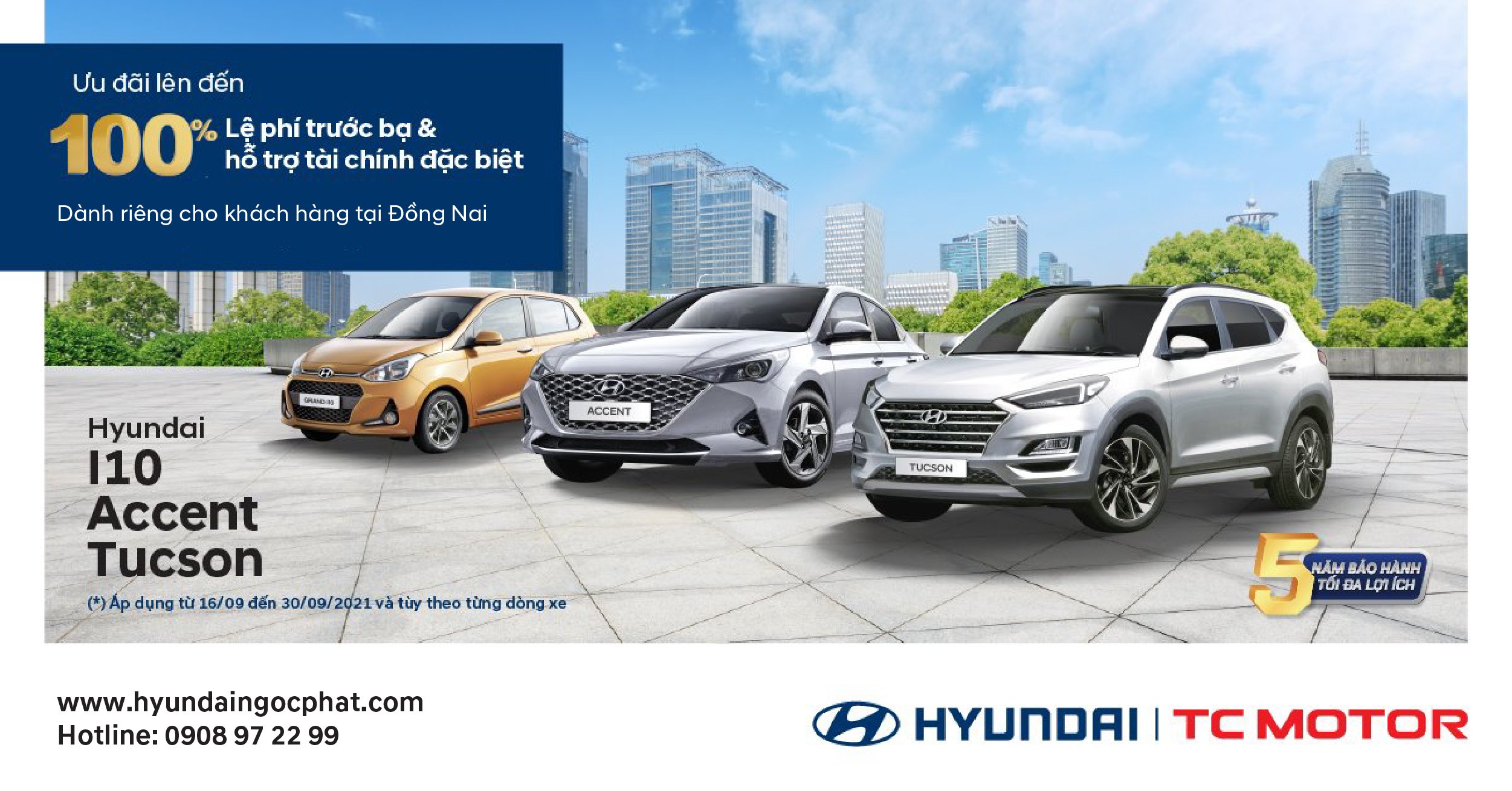 ƯU ĐÃI LÊN TỚI 100% PHÍ TRƯỚC BẠ VÀ HỖ TRỢ TÀI CHÍNH ĐẶC BIỆT DÀNH RIÊNG TẠI TP.HCM, ĐỒNG NAI, BÌNH DƯƠNG VÀ BÀ RỊA VŨNG TÀU