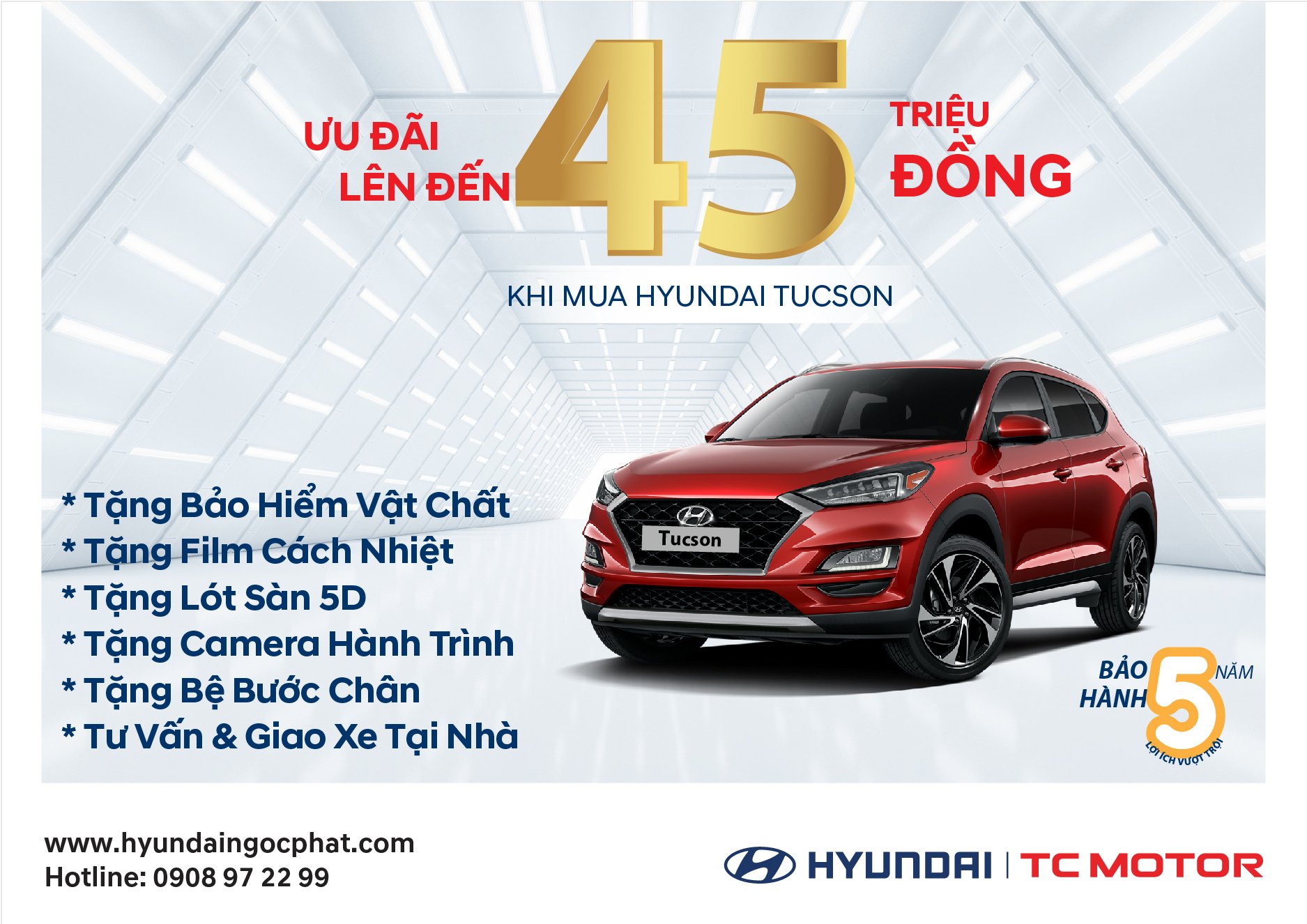 HYUNDAI TUCSON - ƯU ĐÃ SIÊU KHỦNG TRONG THÁNG 8 LÊN ĐẾN 45 TRIỆU ĐỒNG 
