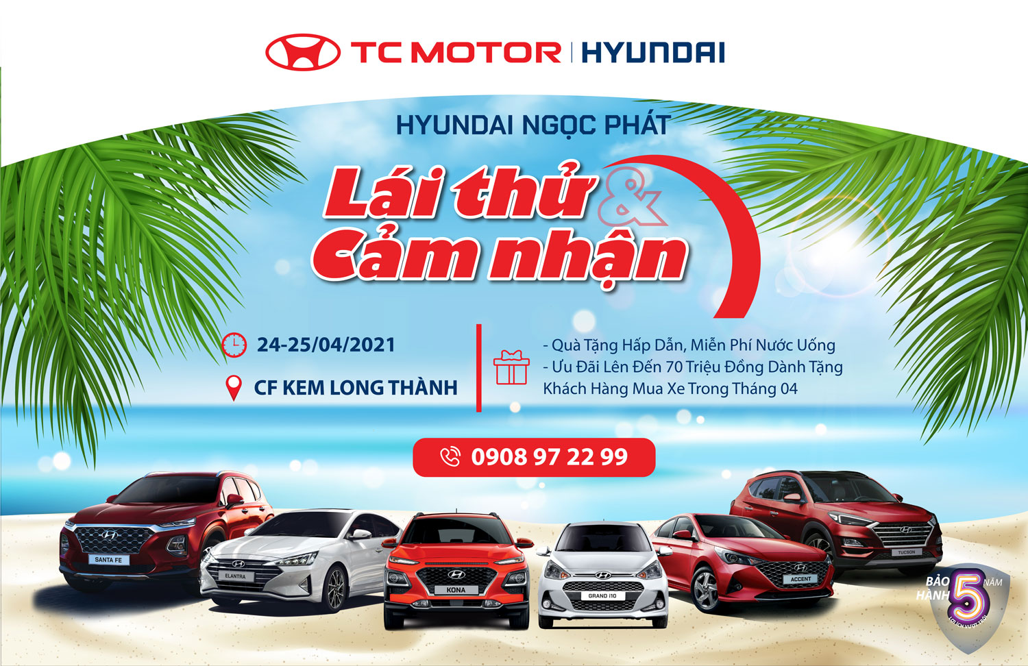 Chương trình lái thử và cảm nhận Xe Hyundai Tại Long Thành