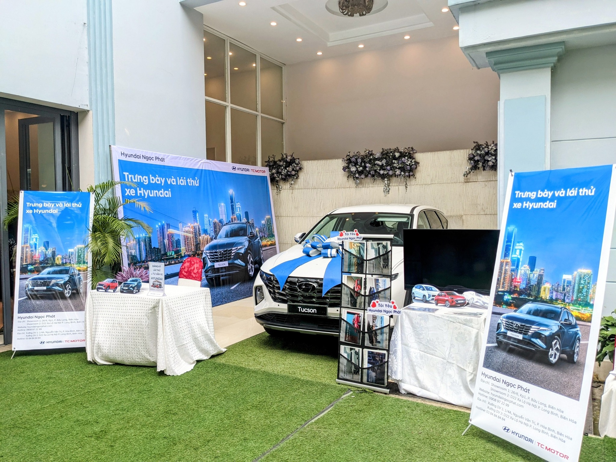 TRƯNG BÀY XE HYUNDAI TUCSON TẠI HỘI THẢO DOANH NHÂN TRẺ TỈNH ĐỒNG NAI
