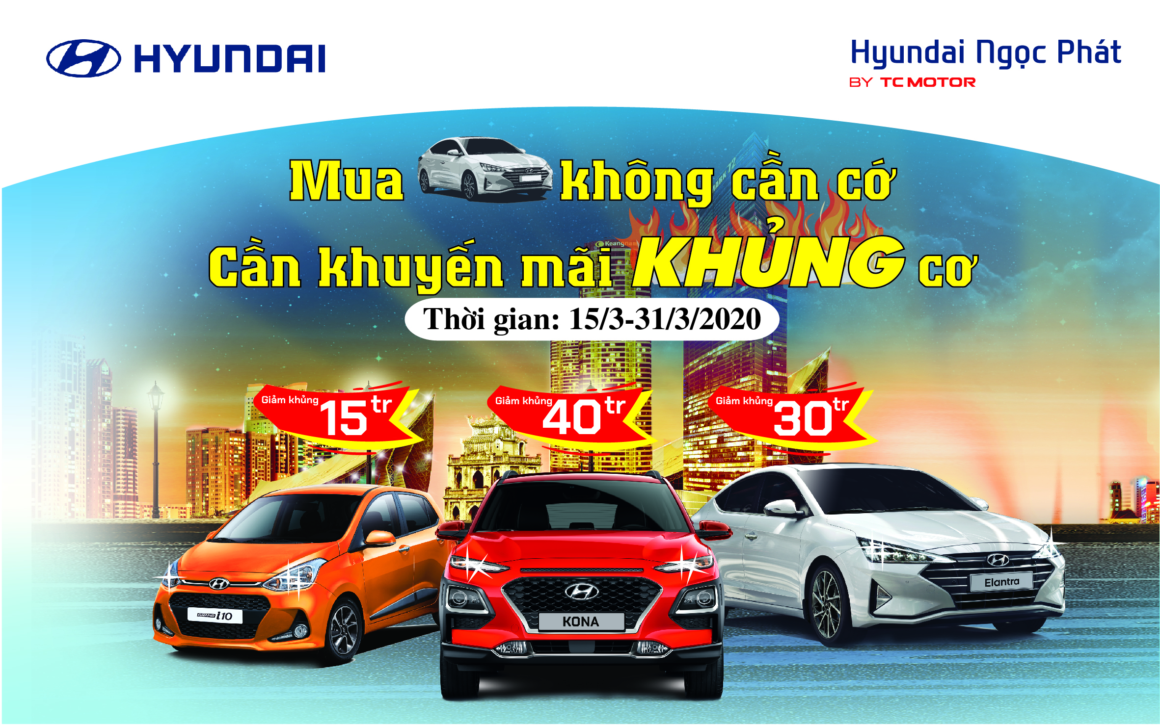 Chương trình khuyến mãi tháng 3
