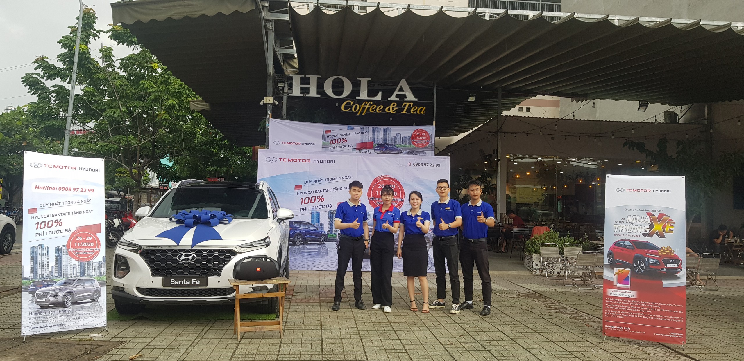 Chuỗi trưng bày xe tại Cafe Long Thành & Trảng Dài