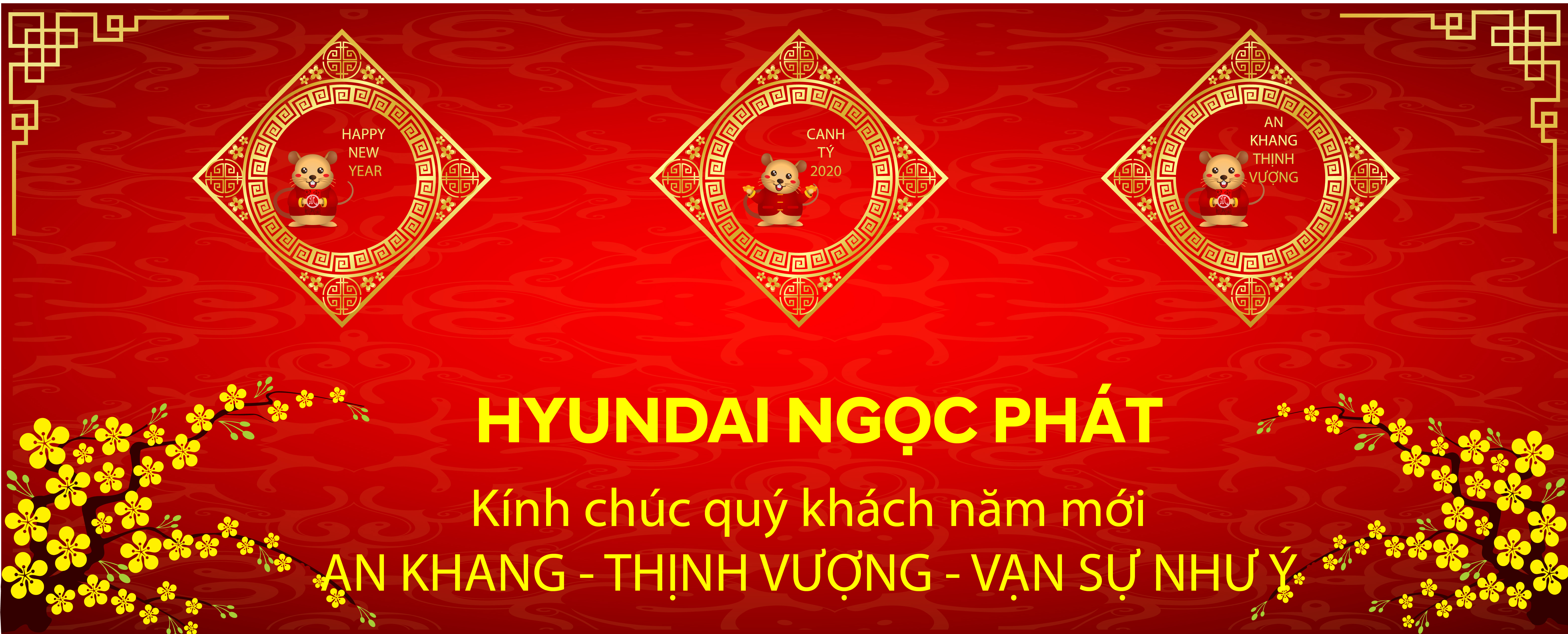 Chúc mừng năm mới TẾT CANH TÝ 2020