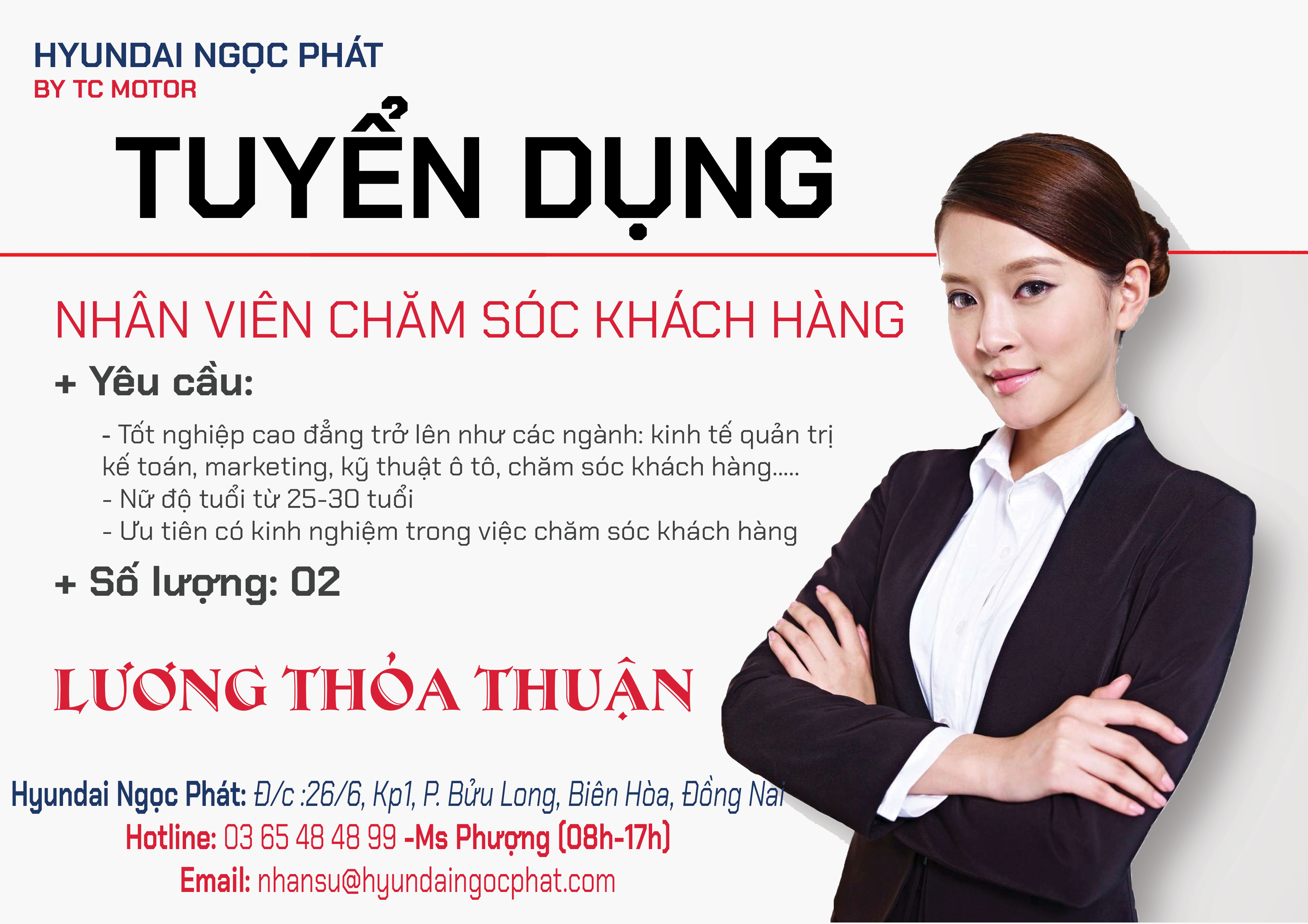 Tuyển Dụng Tháng 12- CSKH