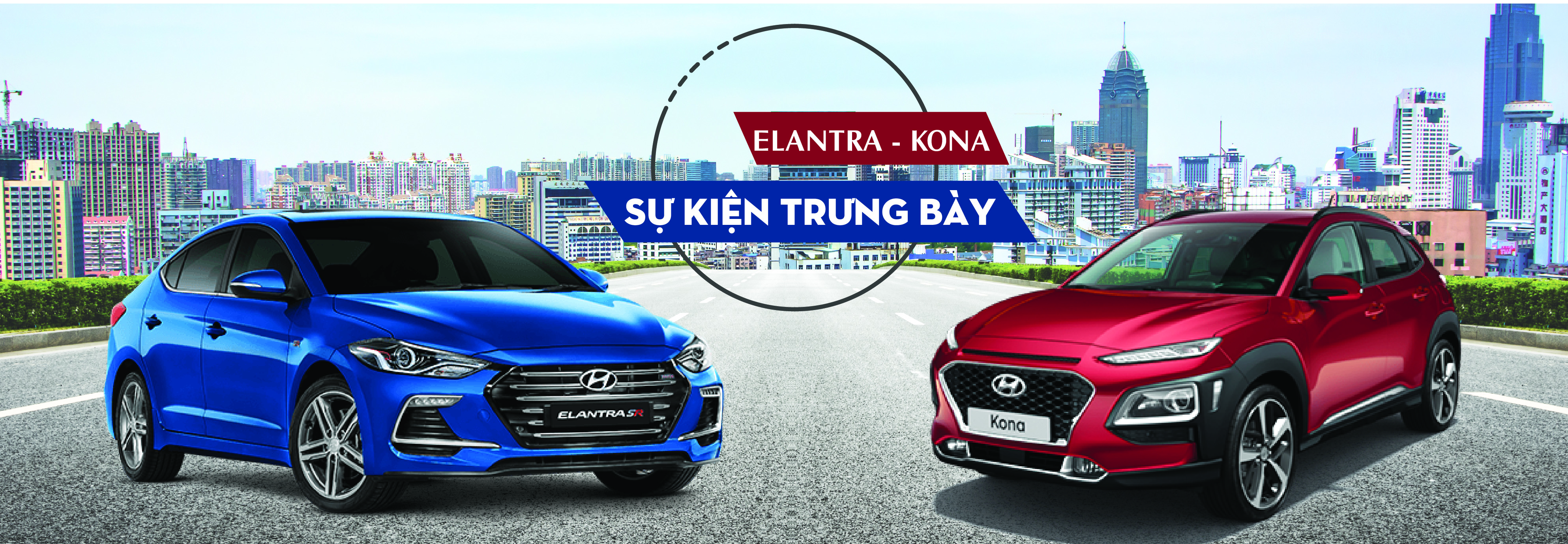 Sự kiện trưng bày xe Elantra – Kona