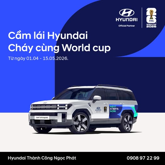 Cầm Lái Hyundai – Cháy Cùng World Cup 2026