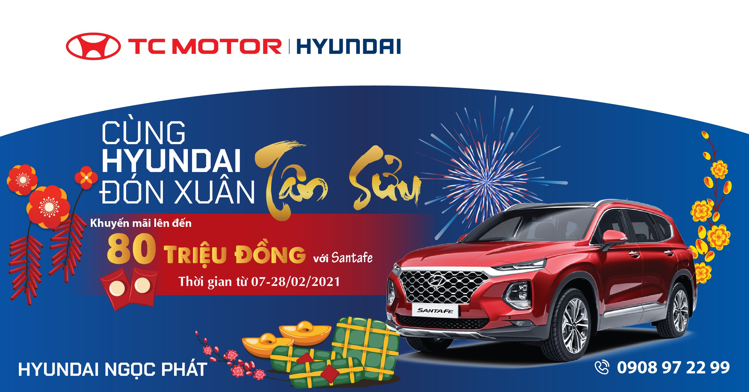 Khuyến mãi cùng Hyundai đón Xuân Tân Sửu