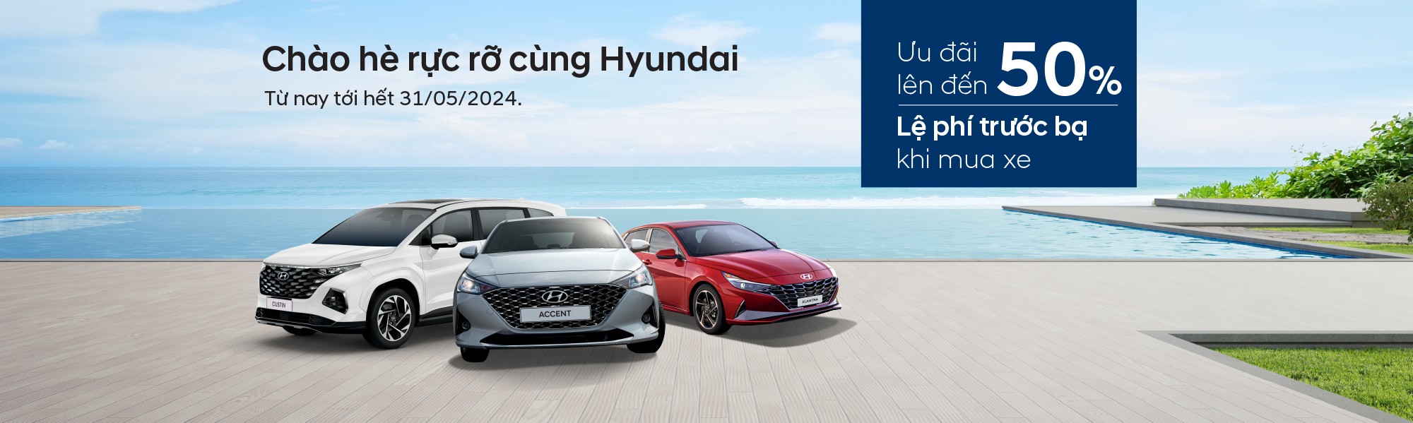 MỪNG ĐẠI LỄ - RƯỚC XẾ HYUNDAI ƯU ĐÃI LÊN ĐẾN 100 TRIỆU